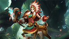 【新皮肤】森林之女-圣灵祭司