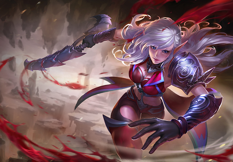 暗精灵【月蚀颂念】技能重制——暗精灵对周围半径300范围内的所有